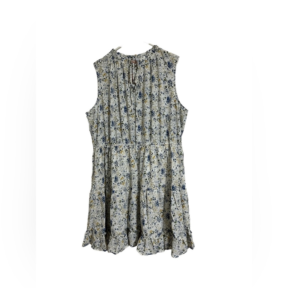 Women’s Hailey & Co Floral, Sleeveless Dress Size 3X with Ruffles